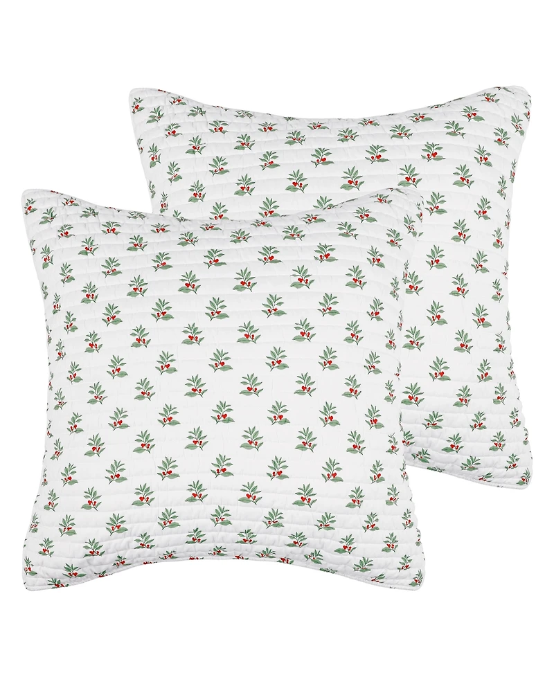 Levtex Home Merry Tartan 2-Pc. Sham Set, European