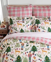 Levtex Home Nutcracker Reversible 3-Pc. Duvet Cover Set