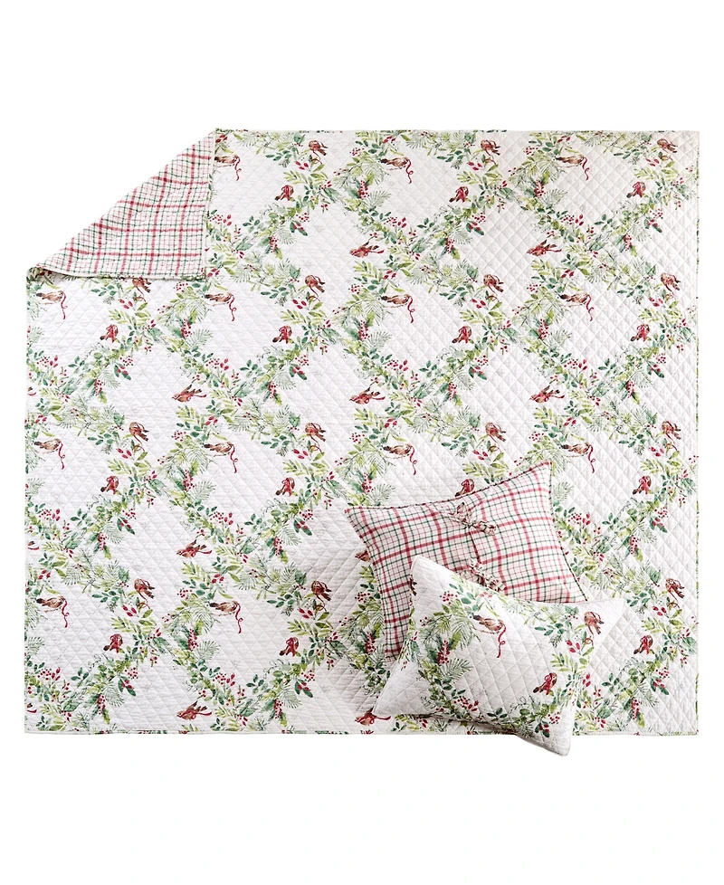 Levtex Home Tinsel Tidings Reversible Quilt, Full/Queen