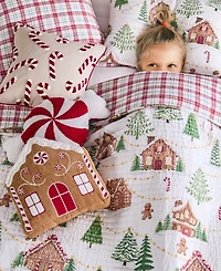 Levtex Home Gingerbread Village Reversible Quilt, Twin/Twin Xl