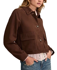 Lucky Brand Women's Suede Leather Jacket