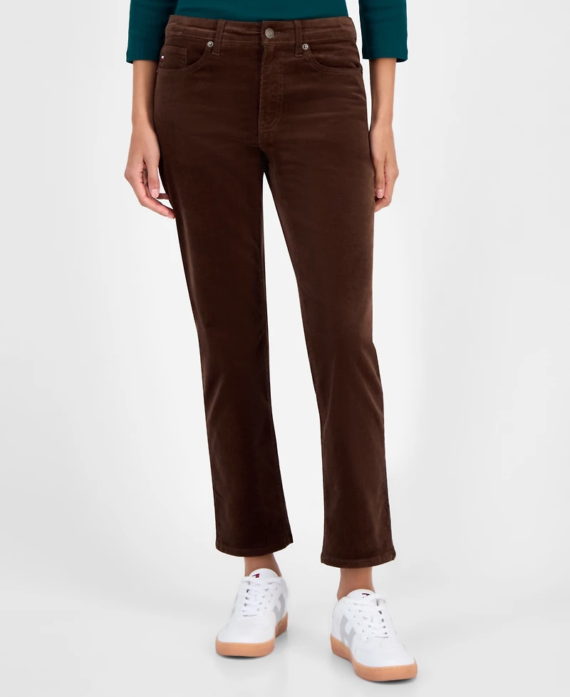 Tommy Hilfiger Women's Straight Corduroy Pants