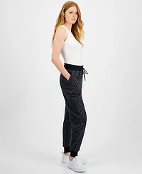 Id Ideology Women's Animal-Print Jogger Pants, Macy's Exclusive