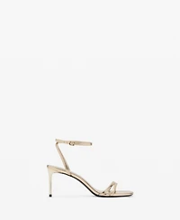 Mango Women's Stiletto Heel Strappy Sandal