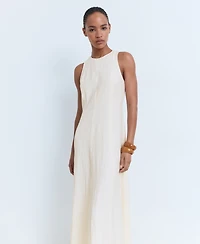 Mango Women's Flared Midi-Dress
