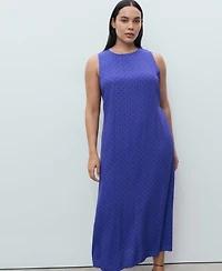 Mango Women's Polka Dot Midi Dress