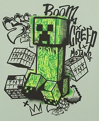 Minecraft Big Boys Metro Street Creep Short Sleeve T-Shirt