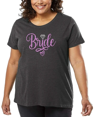 La Pop Art Plus Bride Word T-Shirt