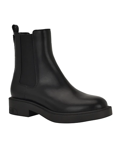 Guess Women's Fynli Double Gore Chelsea Booties