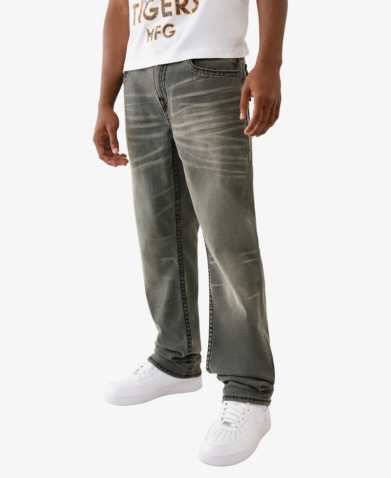 True Religion Men's Bobby Baggy Super T Flap Jeans