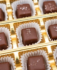 Bixby Chocolate Sea Salted Caramel Gift Box Dark & Milk Chocolate, 18 Pieces