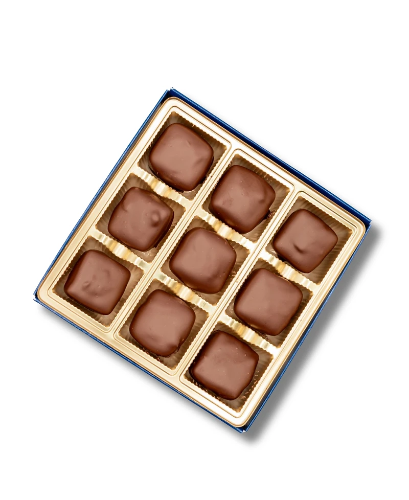 Bixby Chocolate Pecan Caramel Cutes Dark Chocolate, 18 Pieces