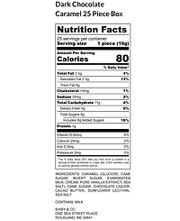 Bixby Chocolate Milk & Dark Chocolate Sea Salted Caramels, 25 Pieces