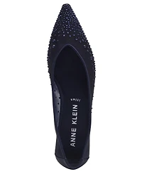 Anne Klein Women's Carisle-c Embellished Pointed Toe Flats