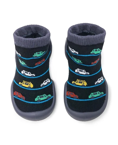 Komuello Baby Boys First Walk Sock Shoes Broom
