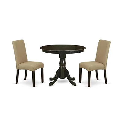 East West Furniture Dining Room Set Cappuccino