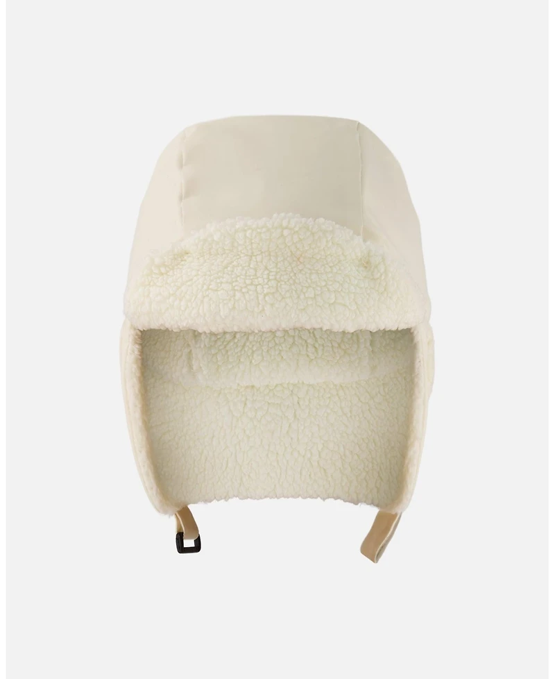 Deux par Toddler Unisex Lined Chapka White Asparagus - Baby|Toddler