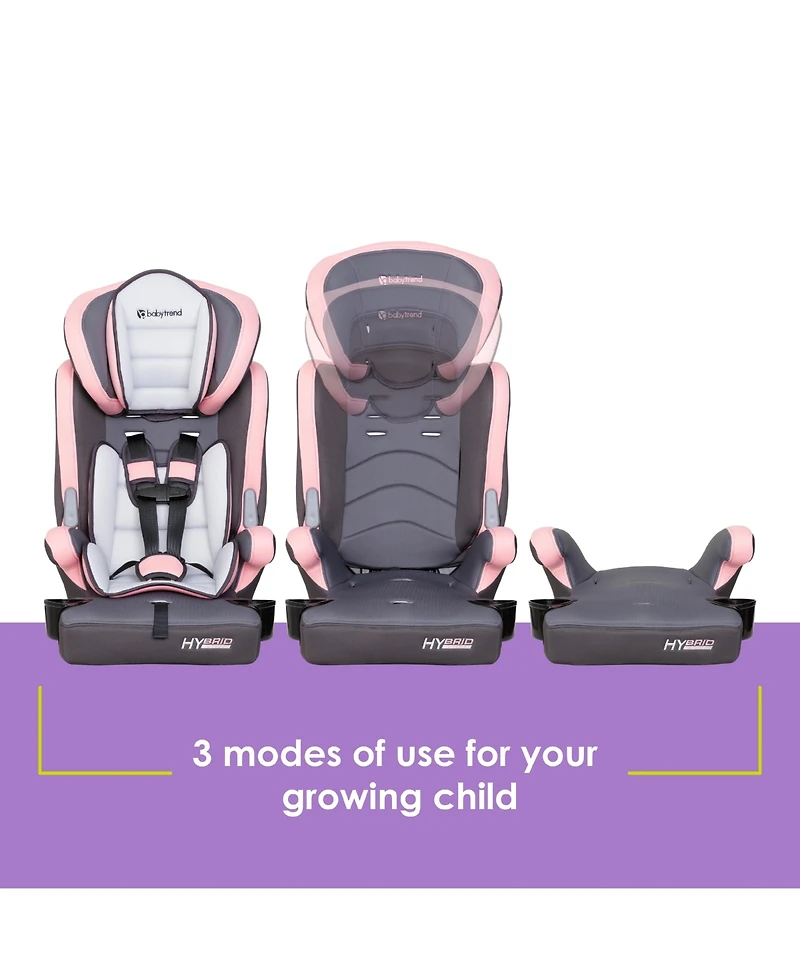 Baby Trend Baby Hybrid 3-in-1 Combination Booster Seat - Desert Pink - Desert Pink