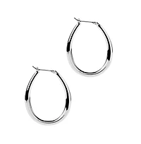 Ana Luisa Gold Hoop Earrings - Cuidado Silver