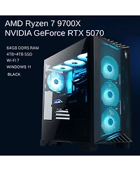 Msi Aegis Z2 Gaming Tower Desktop Amd Ryzen 7 9700X 32GB Ram Nvidia GeForce Rtx 5070 2TB Ssd Storage Windows 11 Home - Black