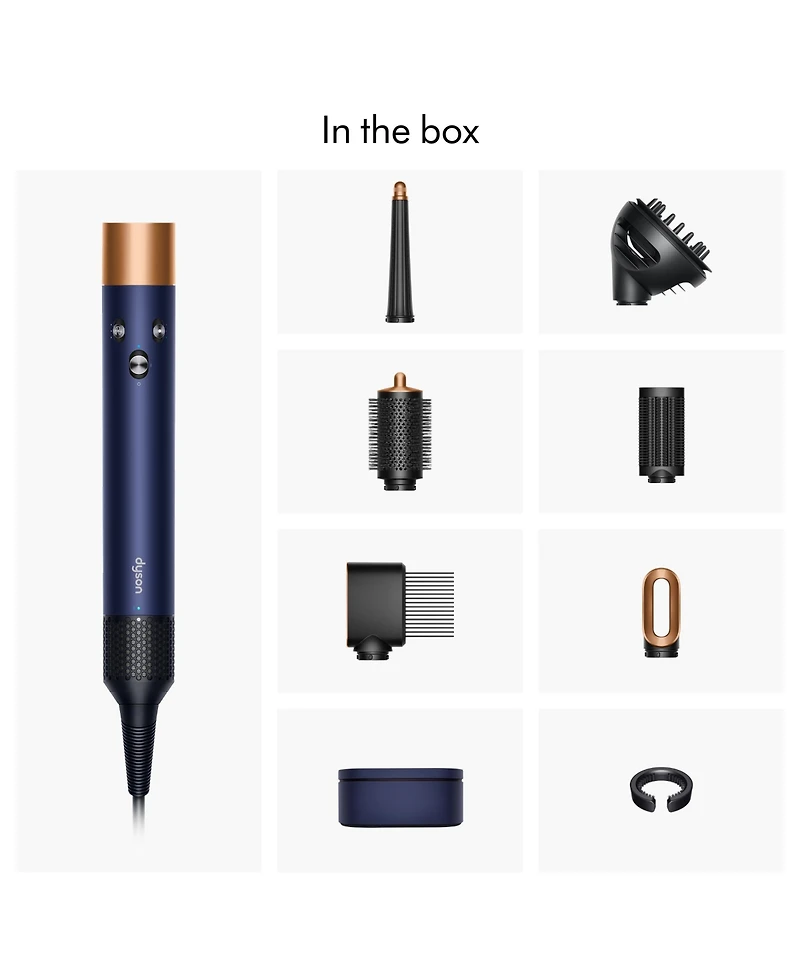 Dyson Airwrap i.d. multi-styler Curly+Coily | Prussian blue/Rich Copper