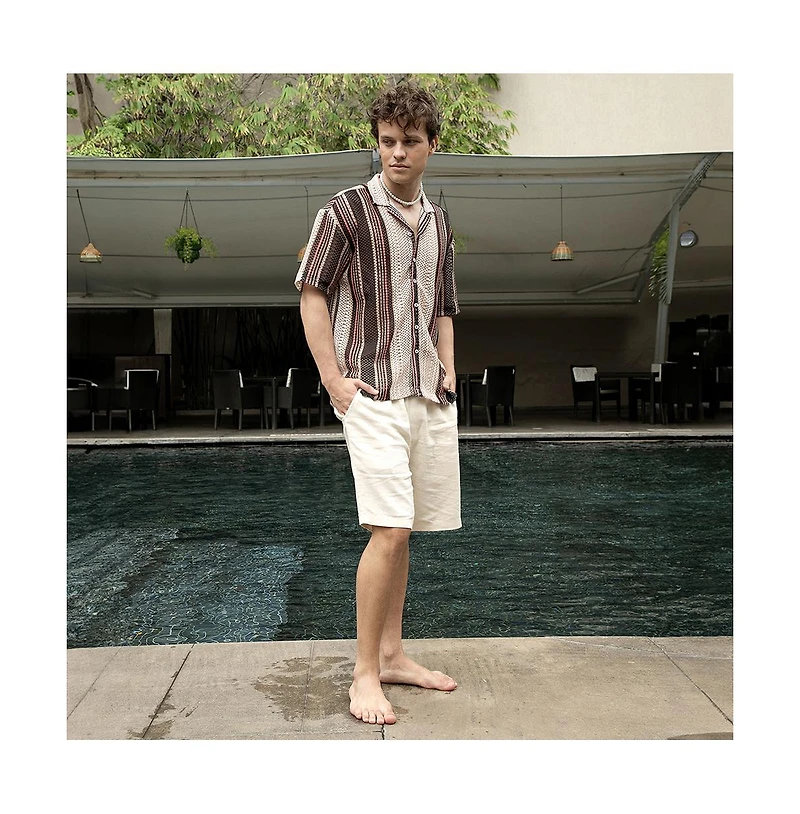 Campus Sutra Multitrack Knit Oversized Shirt