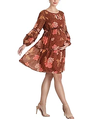 kimi + kai Women's Annie Chiffon Maternity Dress