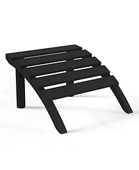 Outdoor Patio Hdpe Adirondack Ottoman Footrest