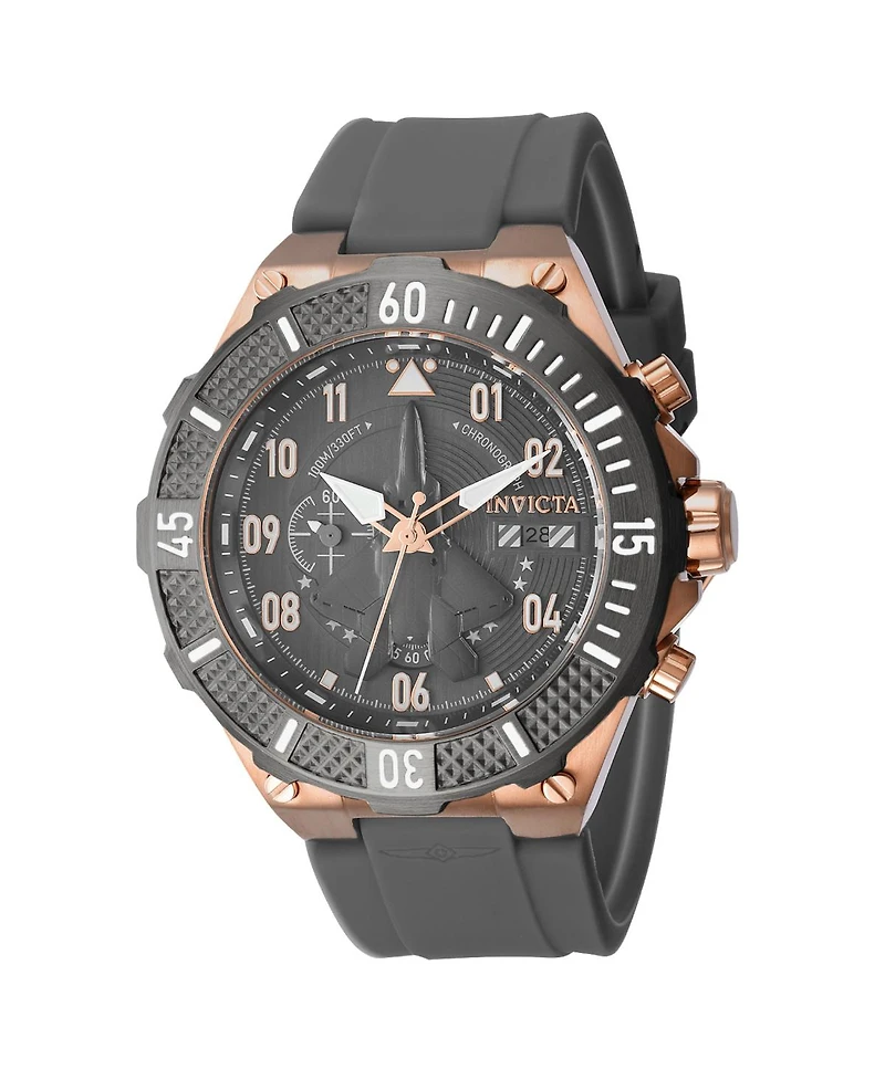 Invicta Men's 39895 Aviator Quartz Multifunction Grey Dial Watch