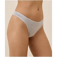 Pact Everyday Mid Rise Thong 5-Pack