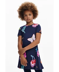 Desigual Girls Girls's Fruit Skater Dress
