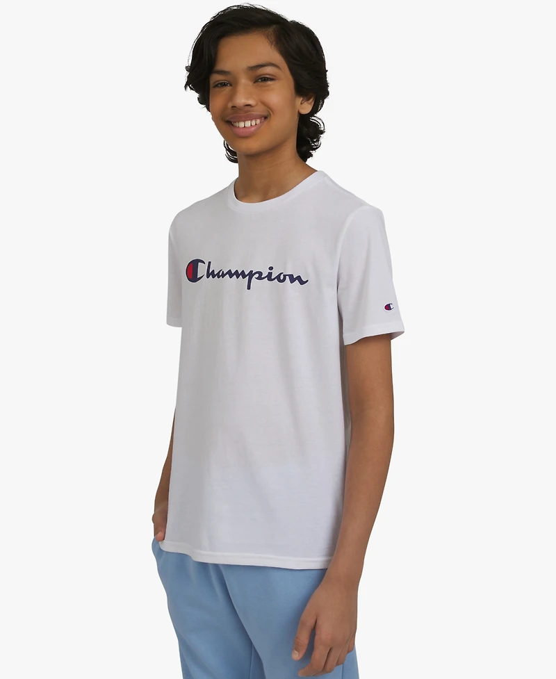 Champion Big Boys Short Sleeve Signature T-Shirt