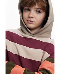 Desigual Boys's Sweatshirt with combined stripes