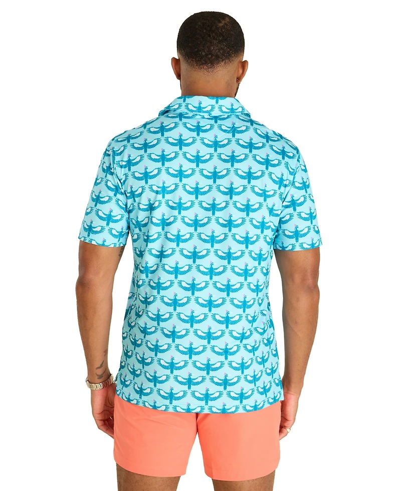 Chubbies Men's The Birds Of A Feather Performance Polo Shirt