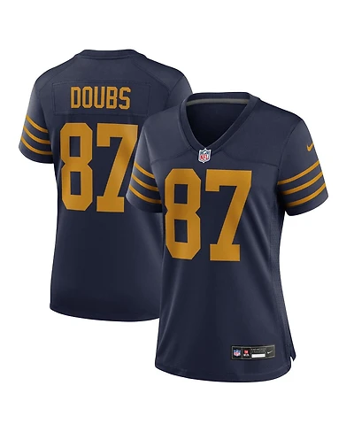 Nike Women's Romeo Doubs Navy Green Bay Packers The 1923 Classic Game Jersey