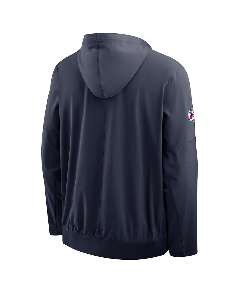 Nike Men's Navy Green Bay Packers The 1923 Classic Sideline Half-Zip Anorak Jacket