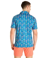 Chubbies Men's The Pineapple Sketch Performance Polo Shirt