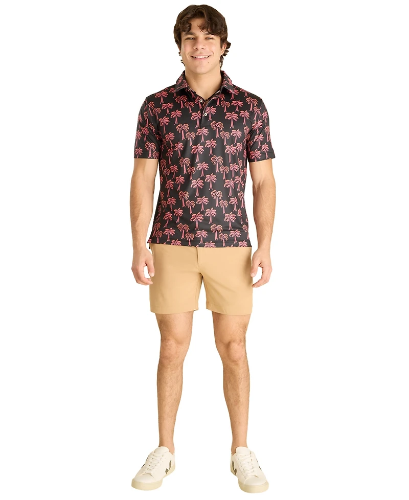 Chubbies Men's The Tropical Night Performance Polo Shirt