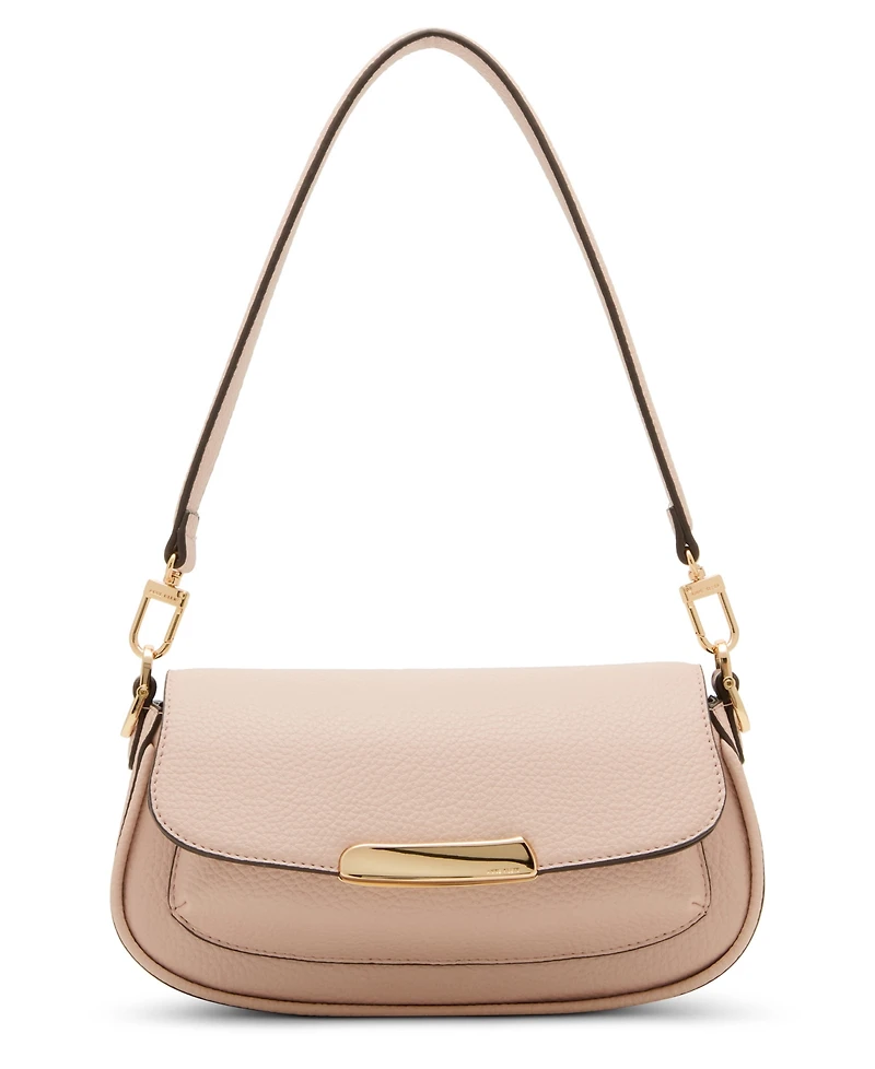 Anne Klein Sculpted Plaque East West Small Shoulder Bag