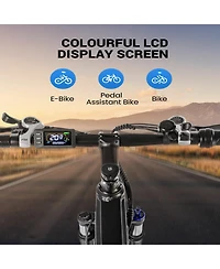 Everyfun 550W 26" Ebike for Adults, 48V Hidden Removable Battery, Up to 50 Miles, Shimano 21-Speed City Commuter EBike for Men & Women