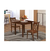 East West Furniture Dining Room Set Mahogany