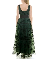 Taylor Women's Scoop Neck A-Line Dress
