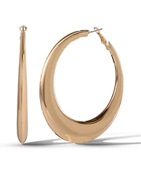 Jessica Simpson Bold Crescent Hoop Earrings