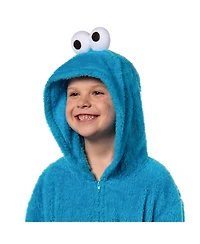 Sesame Street Kids Kids' Character Union Suit Kigurumi Hooded One Piece Footless Fleece Pajama