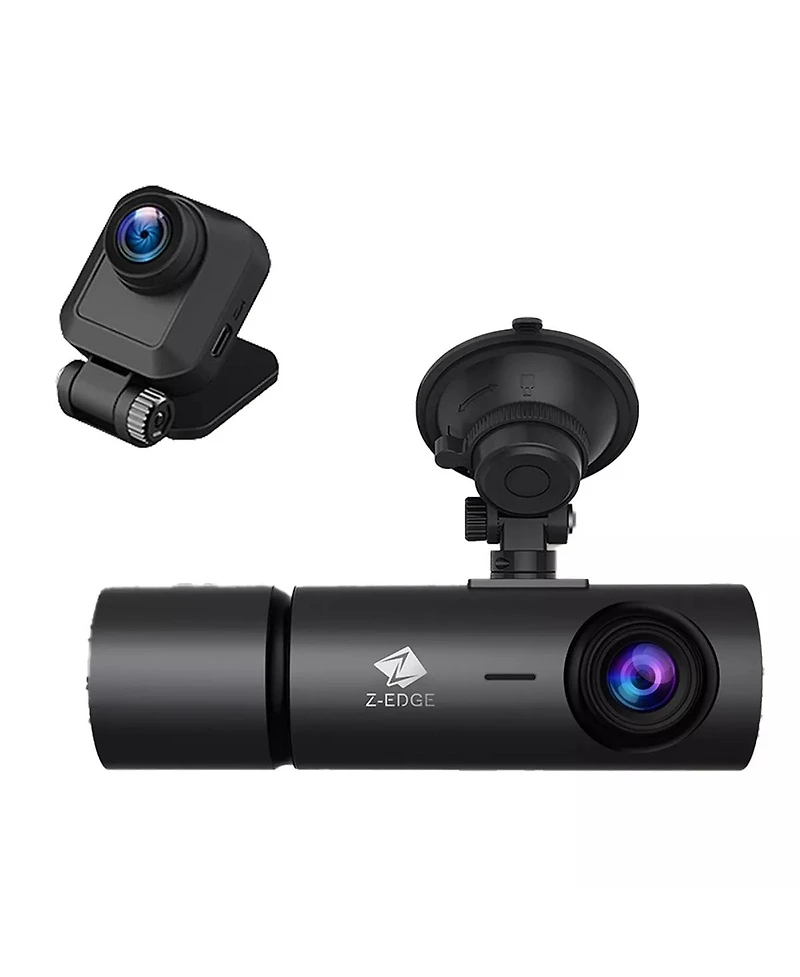 Z-edge 3-Channel Touch Screen Ir Night Vision and Super Capacitor 4K Dash Cam