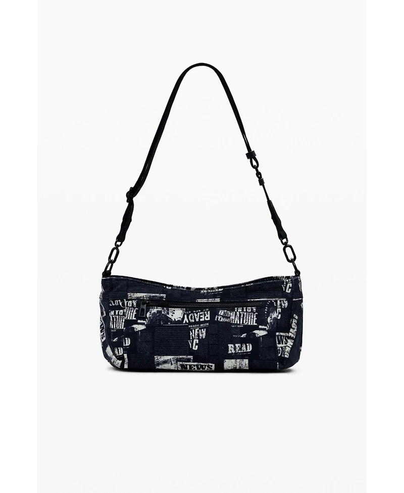 Desigual Women's Medium newspaper handbag