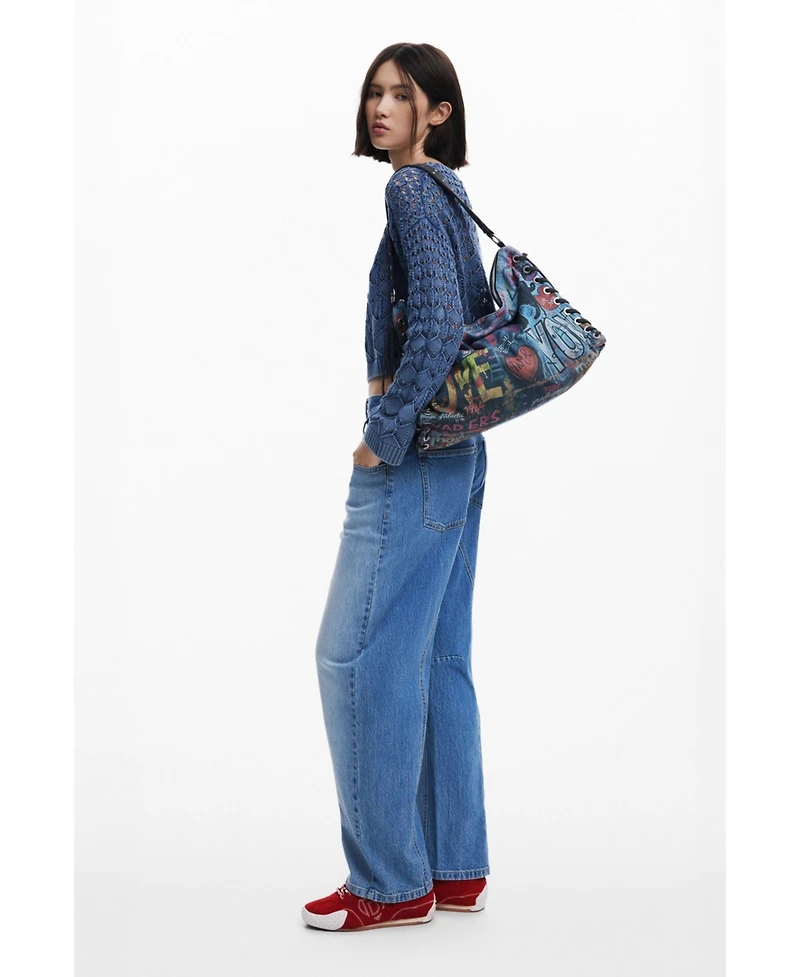 Desigual Women's Large graffiti bag