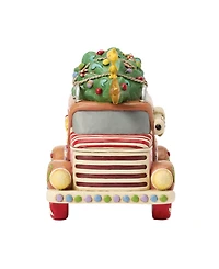Jim Shore Peanuts Gingerbread Van Figurine