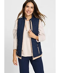 Olsen 2-in-1 Reversible Quilted Vest