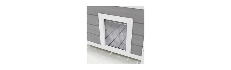 Aostirmotor Waterproof Outdoor Indoor Cat Shelter with Roof
